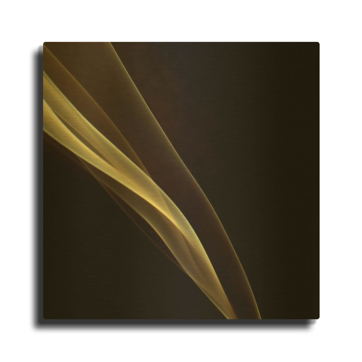 'Smoke 1' By PhotoINC Studio Gold Metal Wall Art
