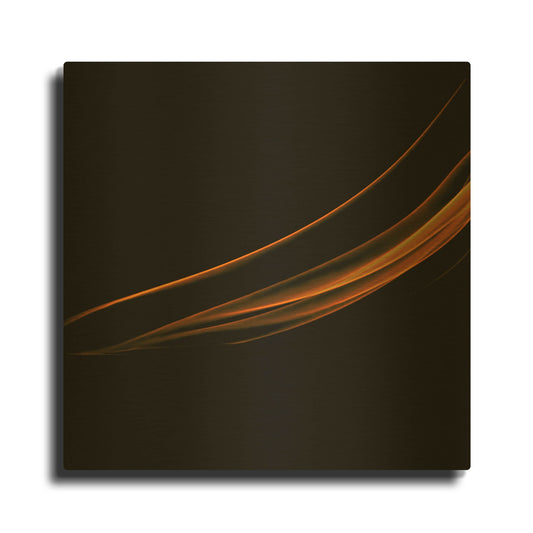'Smoke 2' By PhotoINC Studio Gold Metal Wall Art
