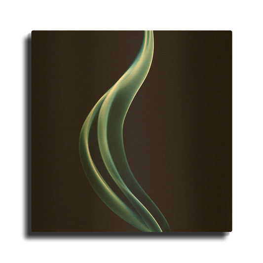 'Smoke 4' By PhotoINC Studio Gold Metal Wall Art