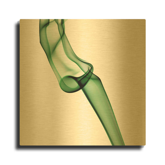 'Smoke 8' By PhotoINC Studio Gold Metal Wall Art