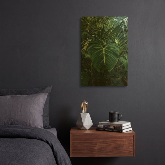 'Tropical 3' By PhotoINC Studio Gold Metal Wall Art