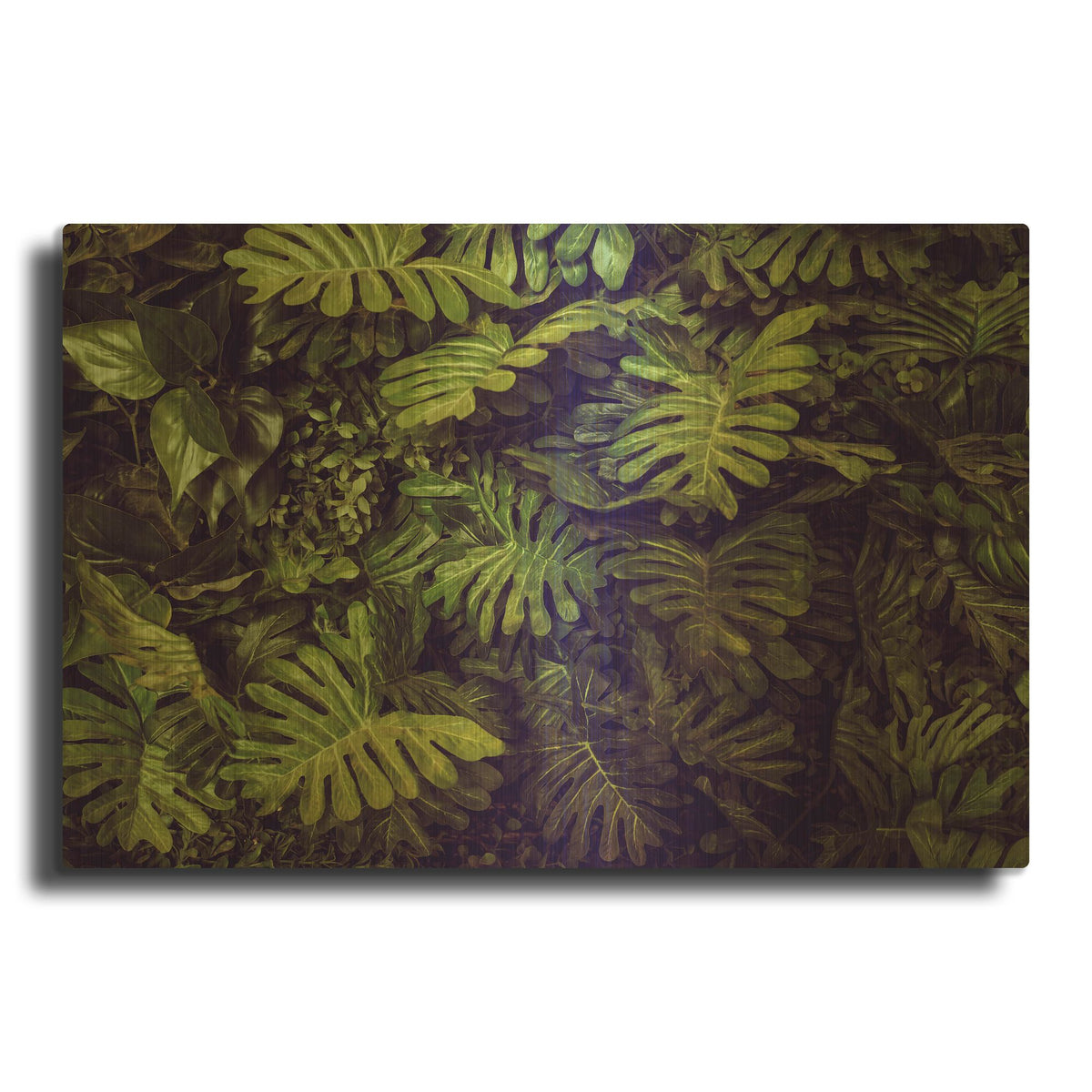 'Tropical 4' By PhotoINC Studio Gold Metal Wall Art