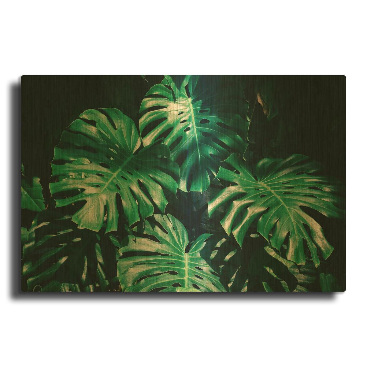 'Tropical' By PhotoINC Studio Gold Metal Wall Art