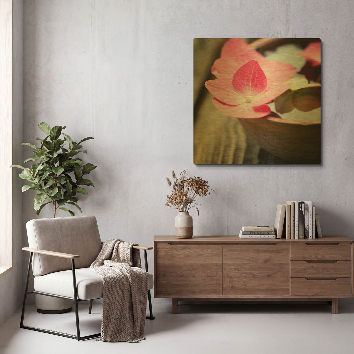 'Zen Bowl' By PhotoINC Studio Gold Metal Wall Art