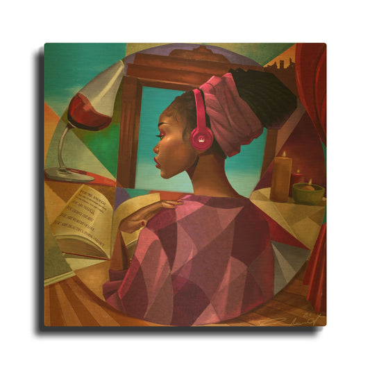 'Youre Enough' By Salaam Muhammad Gold Metal Wall Art