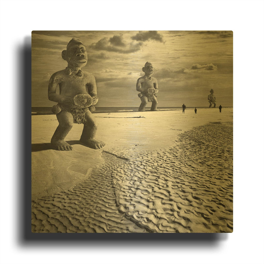 'Sextet' By Dariusz Klimczak Gold Metal Wall Art