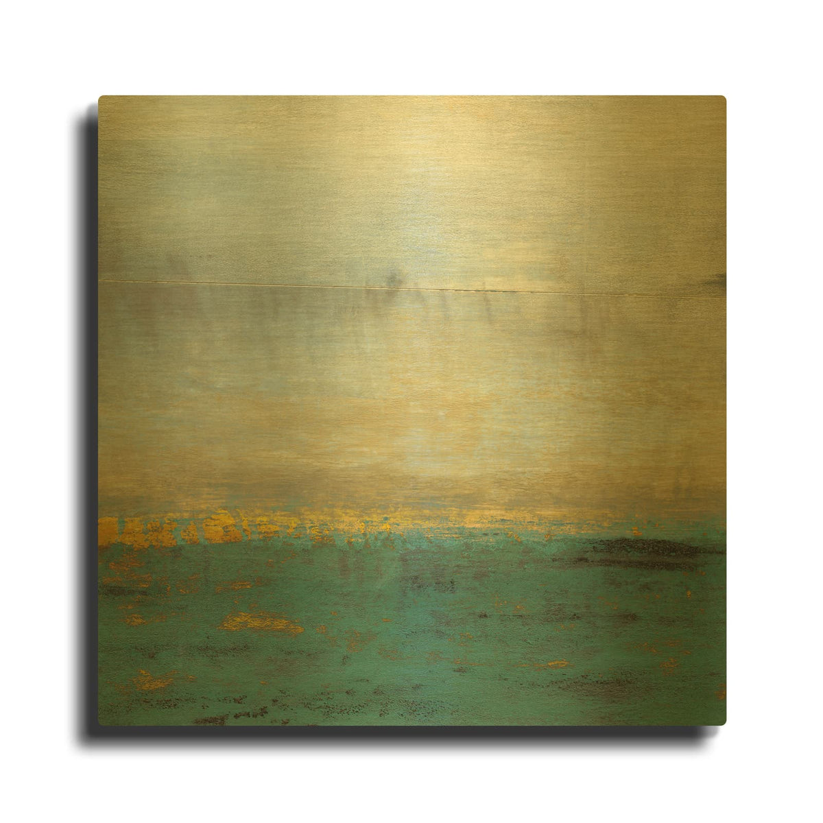 'Horizons' By Scott Hile Gold Metal Wall Art