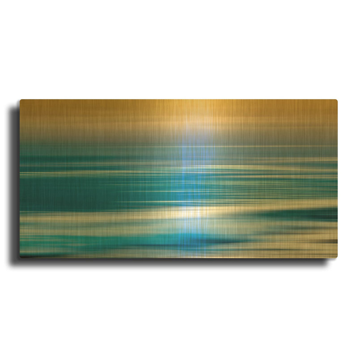 'Monterey Sunrise' By Scott Hile Gold Metal Wall Art