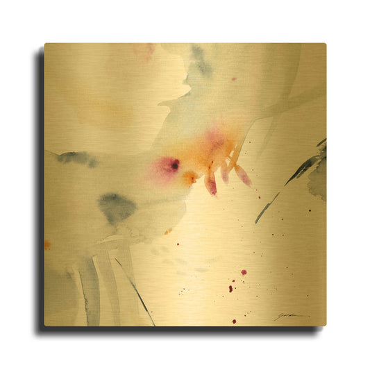 'Exploration' By Sheila Golden Gold Metal Wall Art