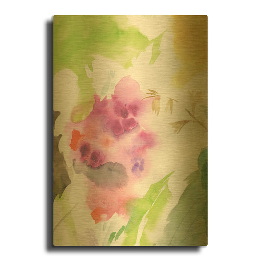 'Fusion No. 1' By Sheila Golden Gold Metal Wall Art