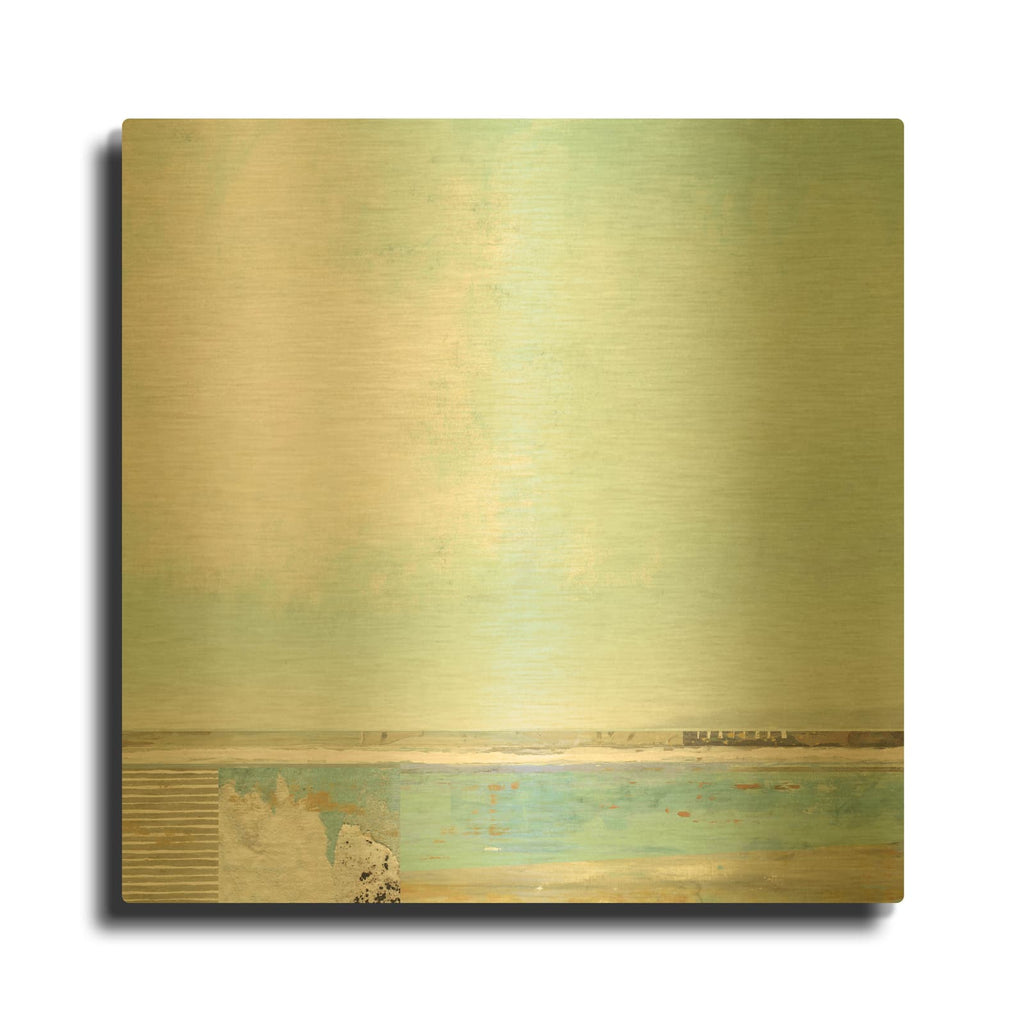 'Cape Cod Sky' By Suzanne Nicoll Gold Metal Wall Art