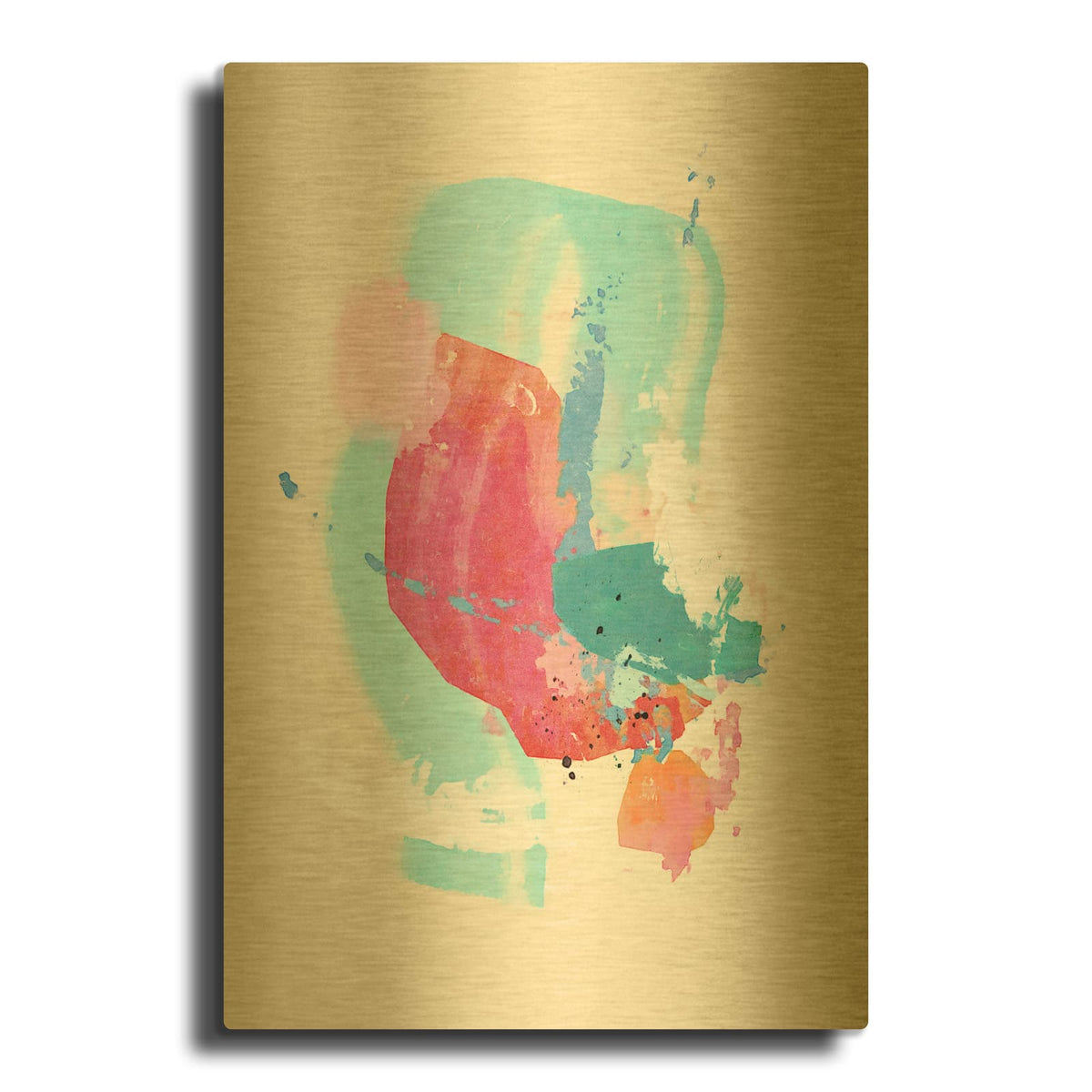 'Glitter No 1' By Suzanne Nicoll Gold Metal Wall Art