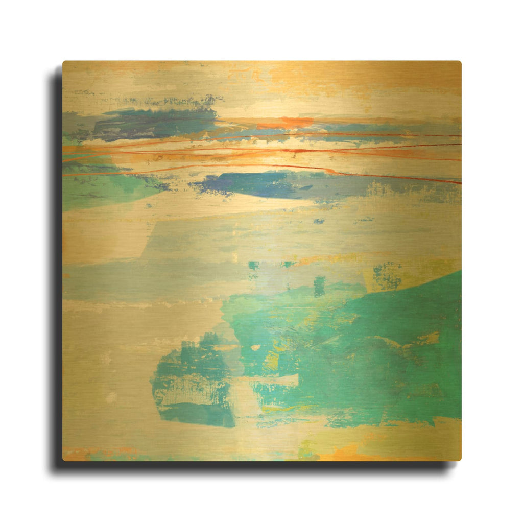 'Nantucket' By Suzanne Nicoll Gold Metal Wall Art