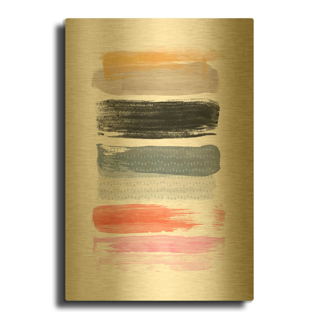 'Warmth No 1' By Suzanne Nicoll Gold Metal Wall Art
