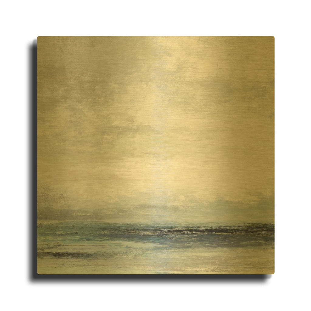 'Outer Banks' By Suzanne Nicoll Gold Metal Wall Art