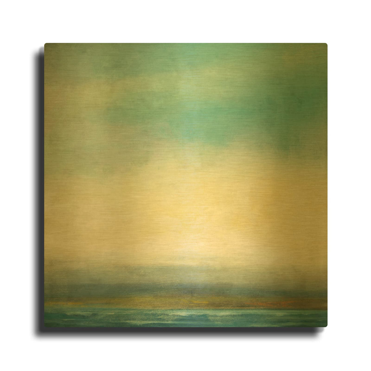 'Blue Tide' By Suzanne Nicoll Gold Metal Wall Art