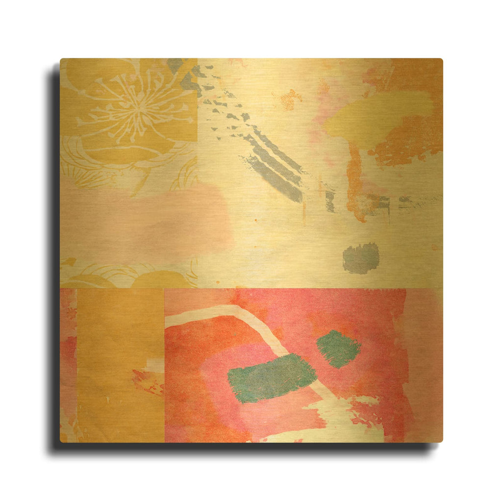 'Kimono No 2' By Suzanne Nicoll Gold Metal Wall Art
