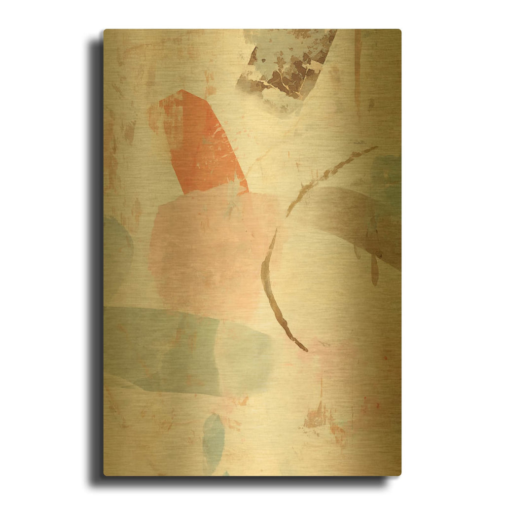 'Mudworks No 1' By Suzanne Nicoll Gold Metal Wall Art