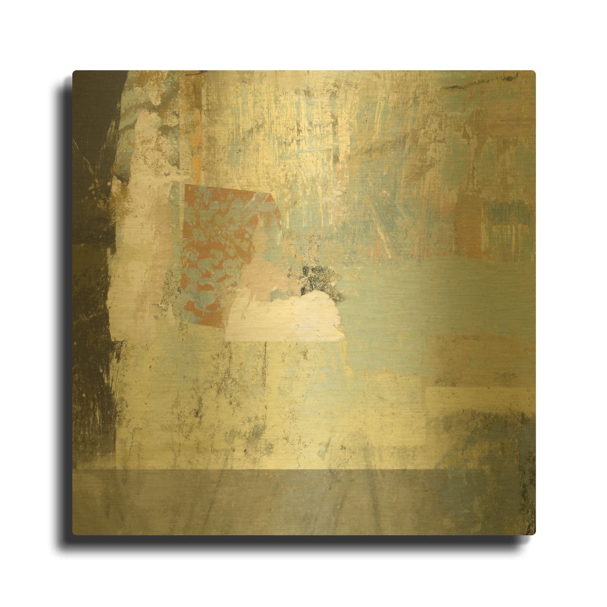 'Quarry No 1' By Suzanne Nicoll Gold Metal Wall Art
