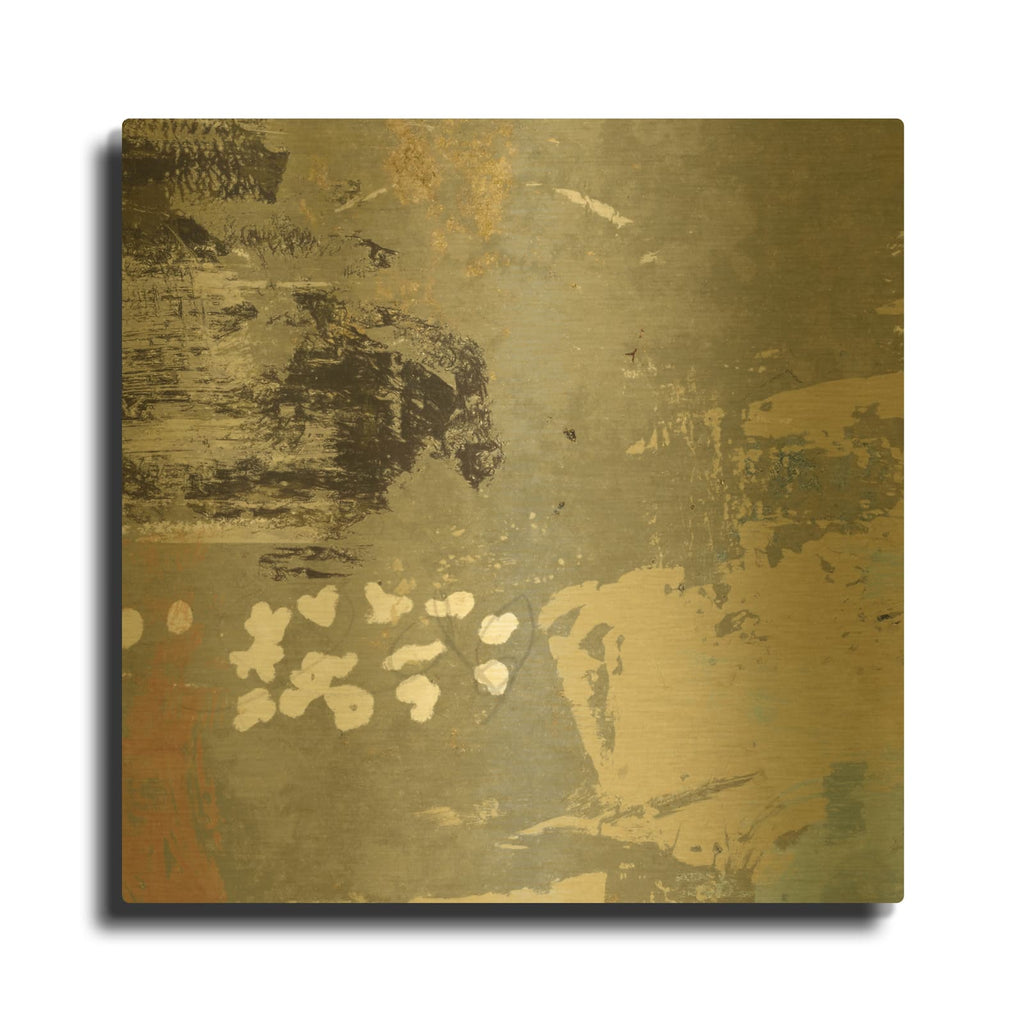 'Quarry No 2' By Suzanne Nicoll Gold Metal Wall Art
