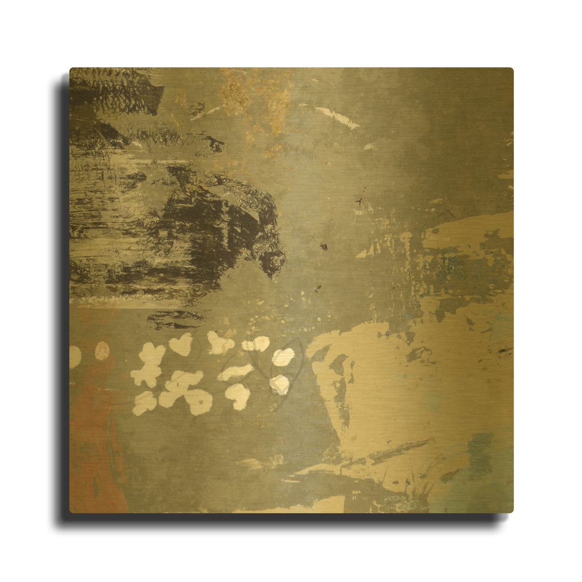 'Quarry No 2' By Suzanne Nicoll Gold Metal Wall Art