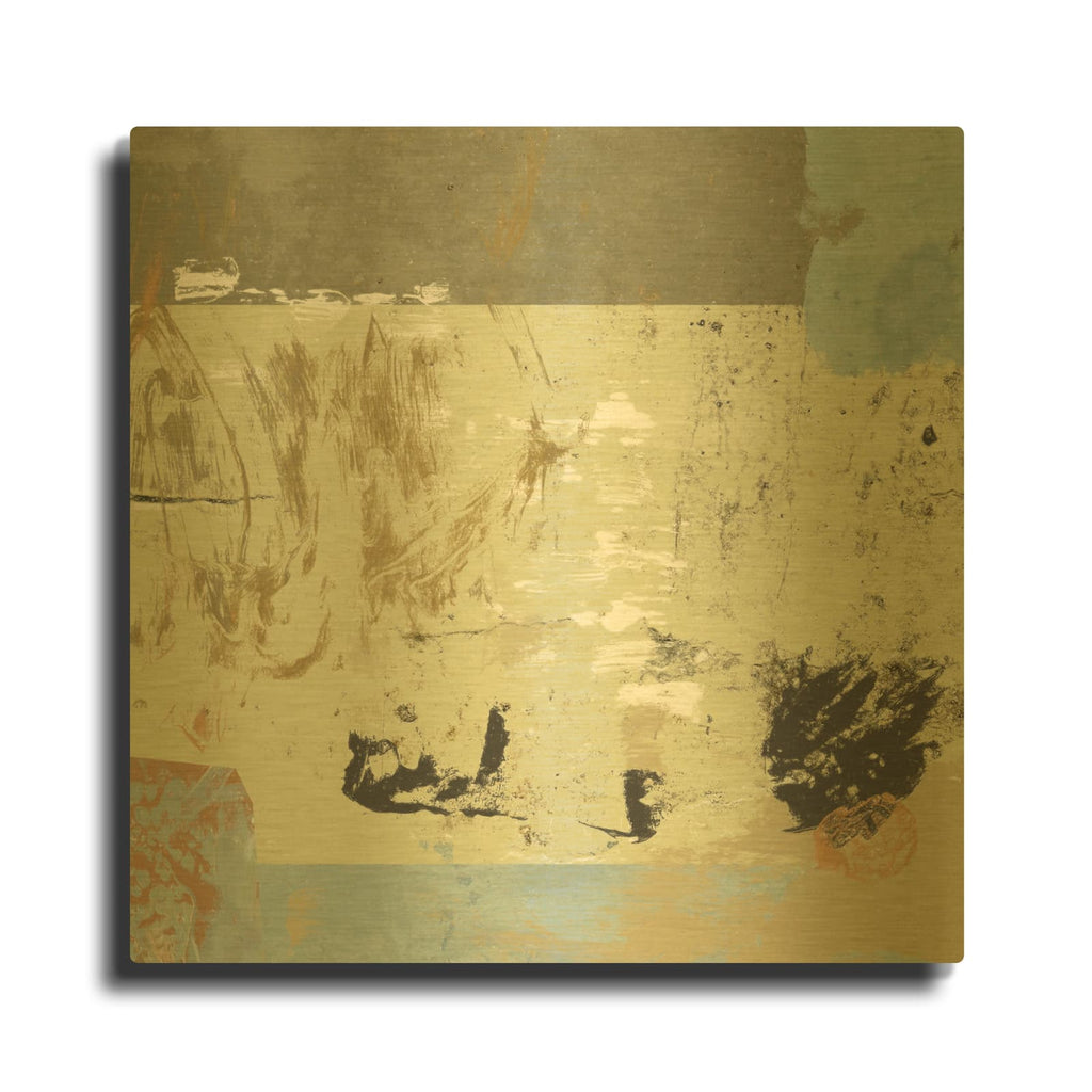 'Quarry No 4' By Suzanne Nicoll Gold Metal Wall Art