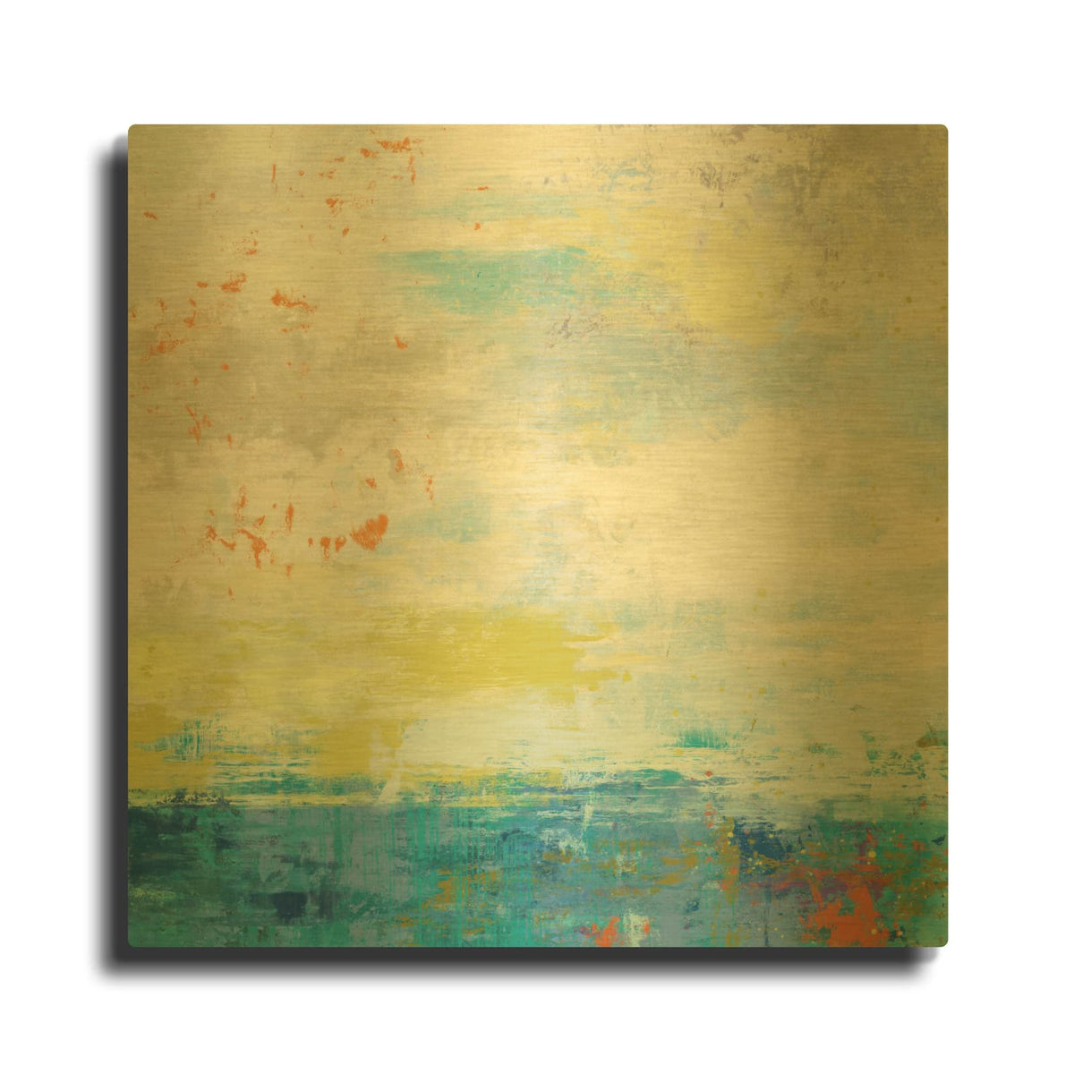 'Beach Day' By Suzanne Nicoll Gold Metal Wall Art