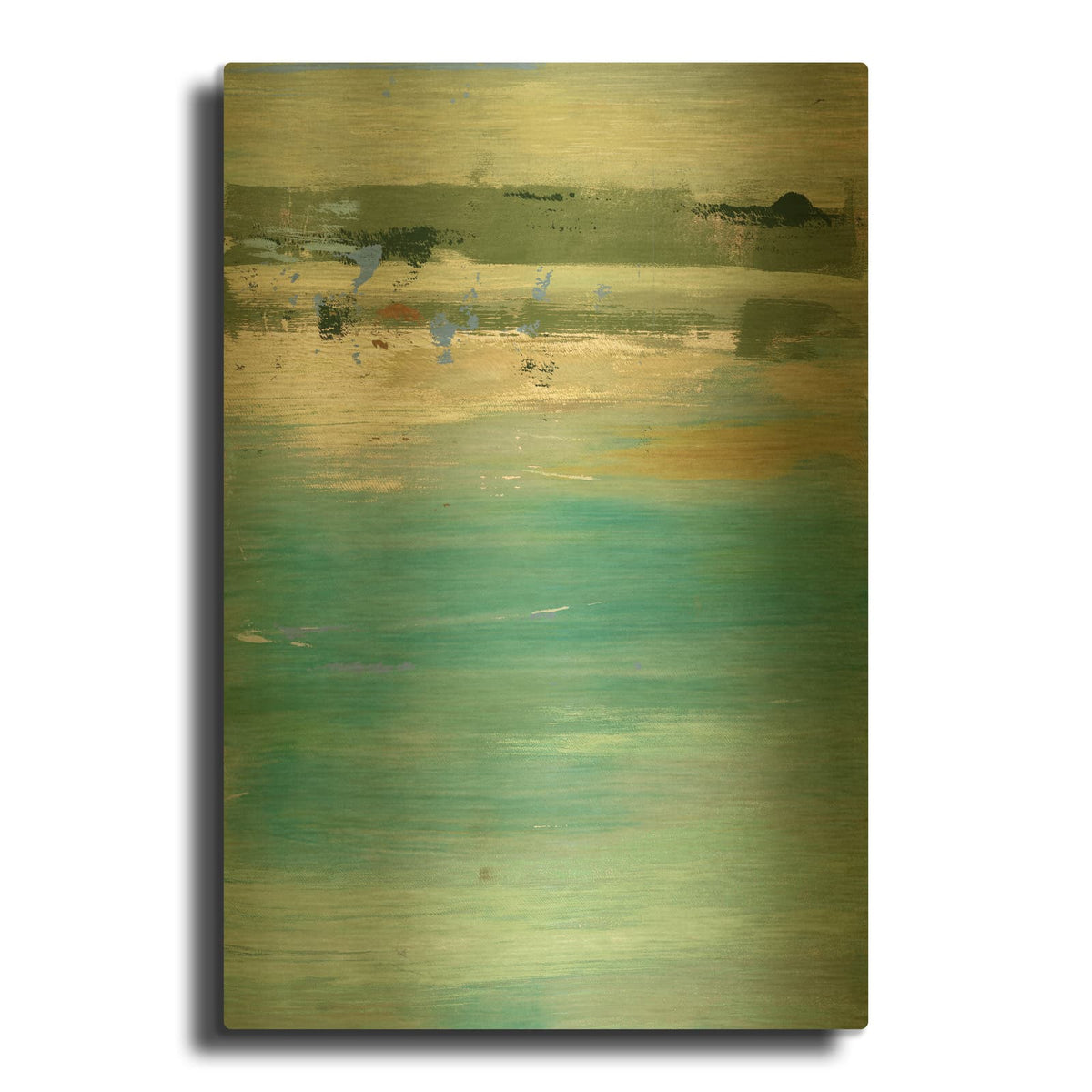 'Sand Castle' By Suzanne Nicoll Gold Metal Wall Art