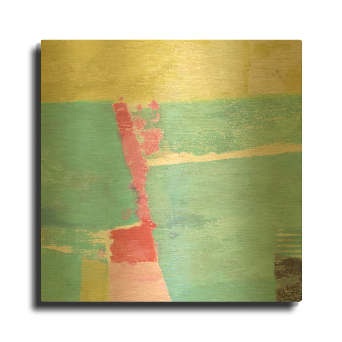 'Beach Ball No 2' By Suzanne Nicoll Gold Metal Wall Art