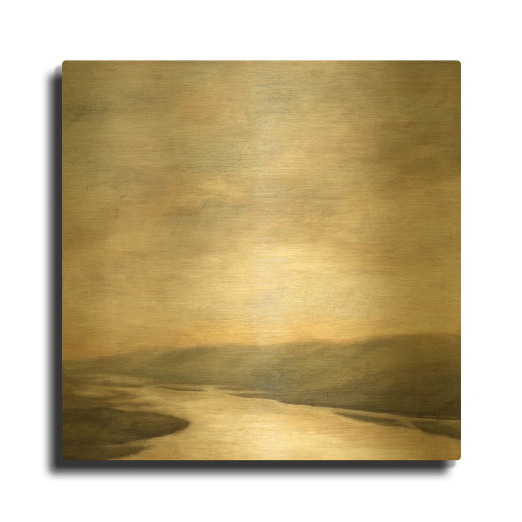'Hudson' By Suzanne Nicoll Gold Metal Wall Art