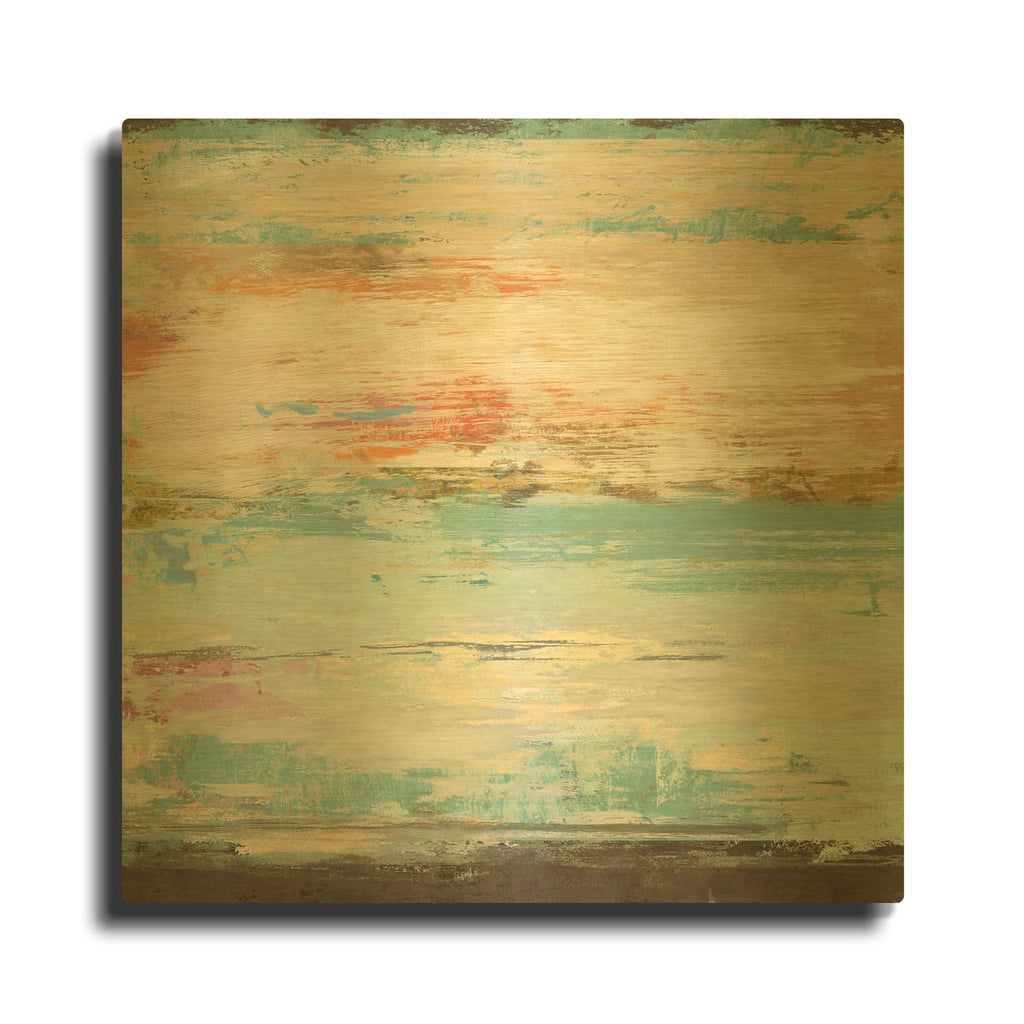 'Oasis' By Suzanne Nicoll Gold Metal Wall Art