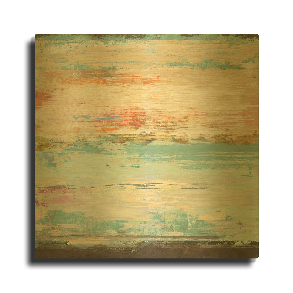 'Oasis' By Suzanne Nicoll Gold Metal Wall Art