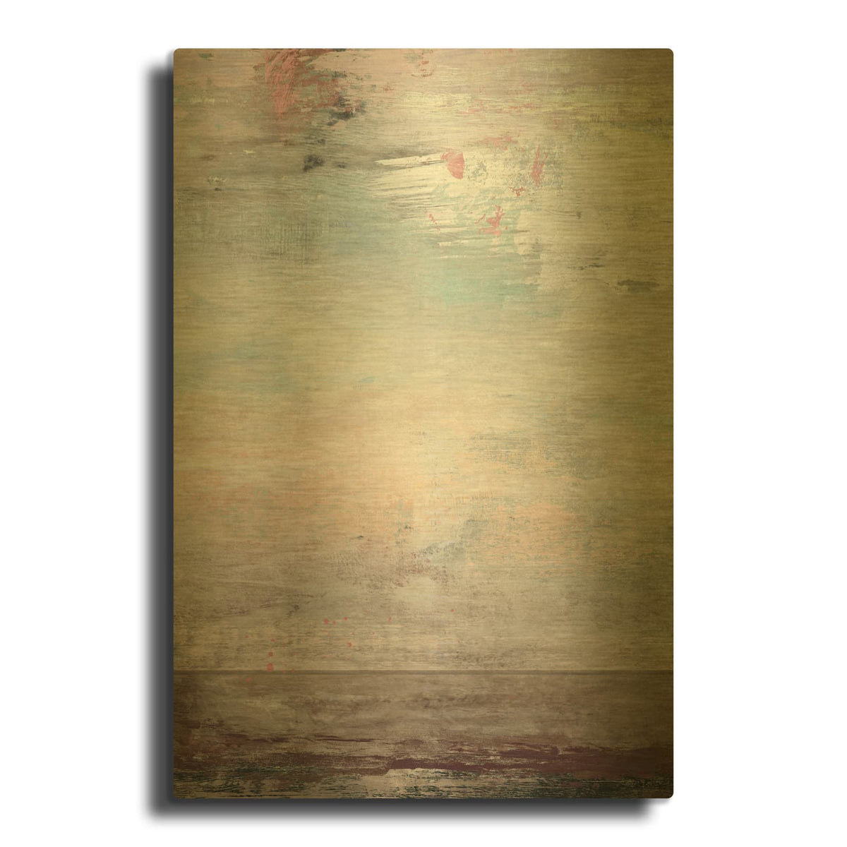 'Purple Haze' By Suzanne Nicoll Gold Metal Wall Art