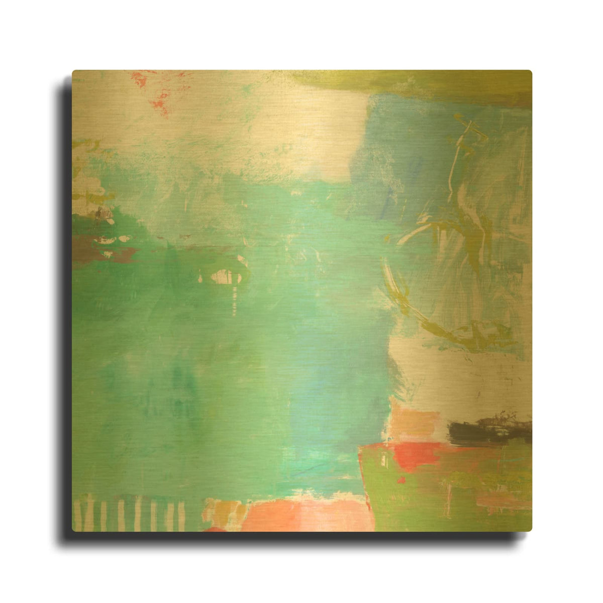 'Water Music' By Suzanne Nicoll Gold Metal Wall Art