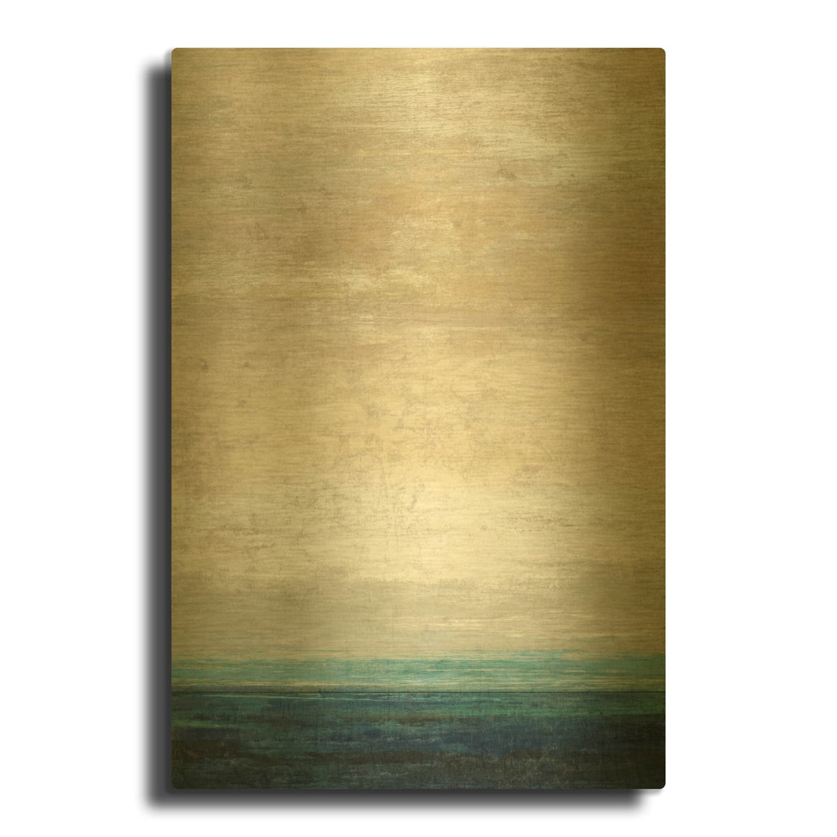 'Yarmouth' By Suzanne Nicoll Gold Metal Wall Art