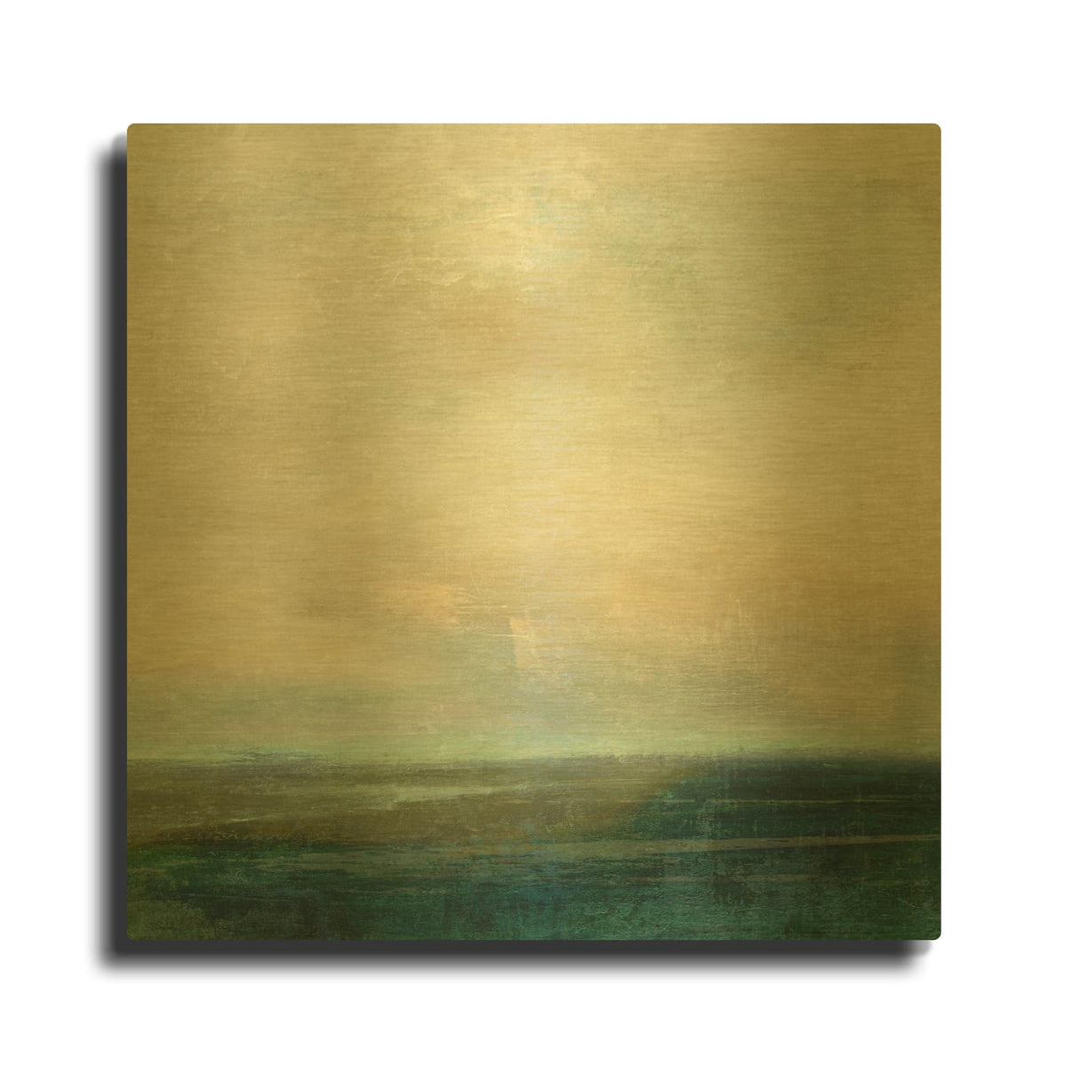 'Emerald Sea' By Suzanne Nicoll Gold Metal Wall Art