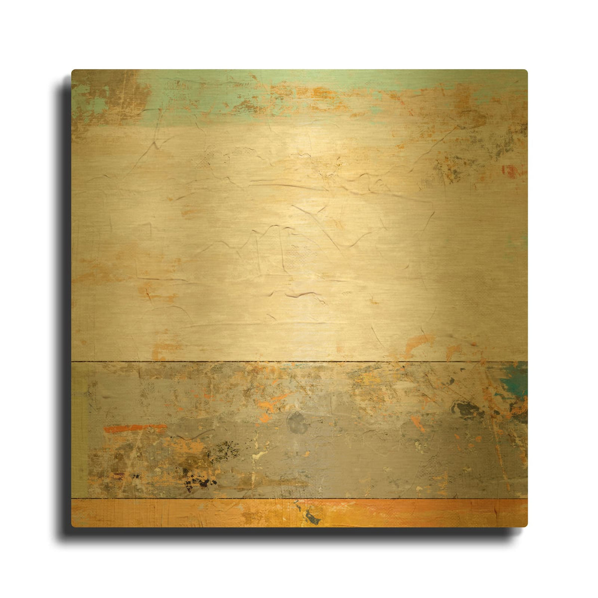 'Orange Crush' By Suzanne Nicoll Gold Metal Wall Art