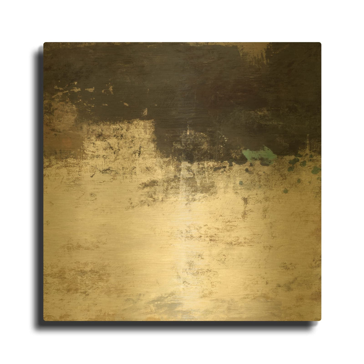 'Concrete' By Suzanne Nicoll Gold Metal Wall Art