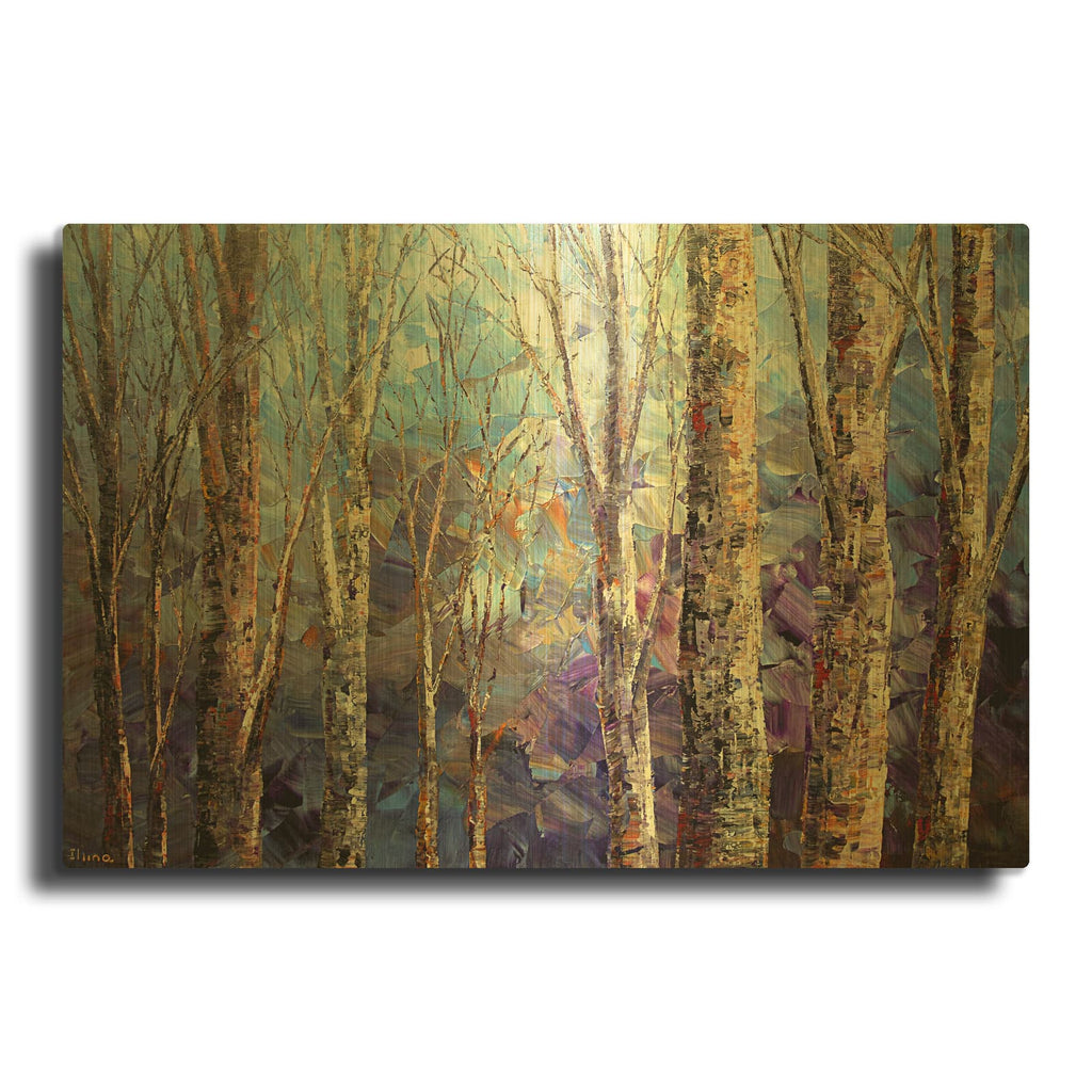 'Elven Kingdom' By Tatiana Iliina Gold Metal Wall Art