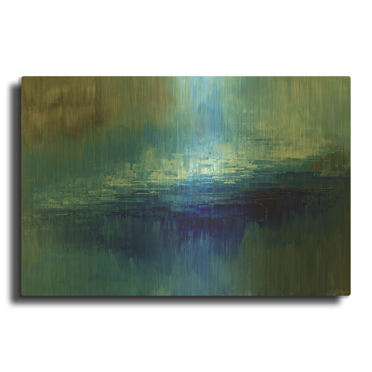 'Lost Paradise' By Tatiana Iliina Gold Metal Wall Art