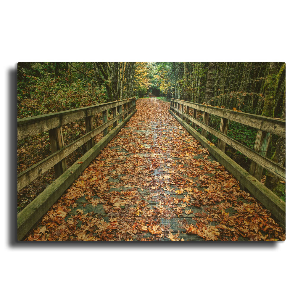 'Galloping Goose' By Tim Oldford Gold Metal Wall Art