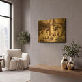 'Mesa Verde' By Tim Oldford Gold Metal Wall Art