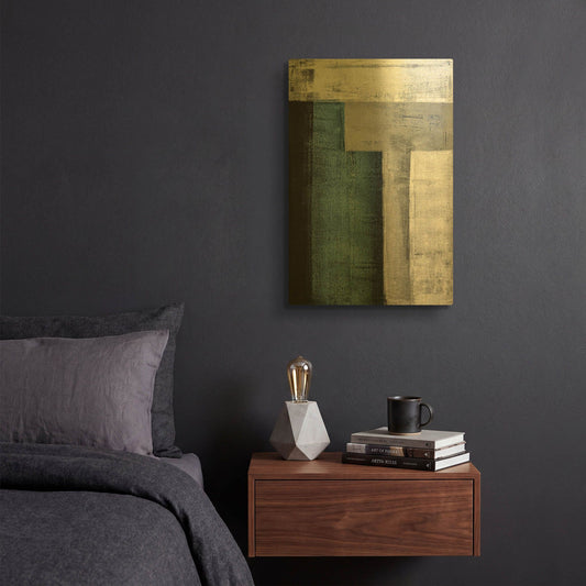 'T' By TypeLike Gold Metal Wall Art