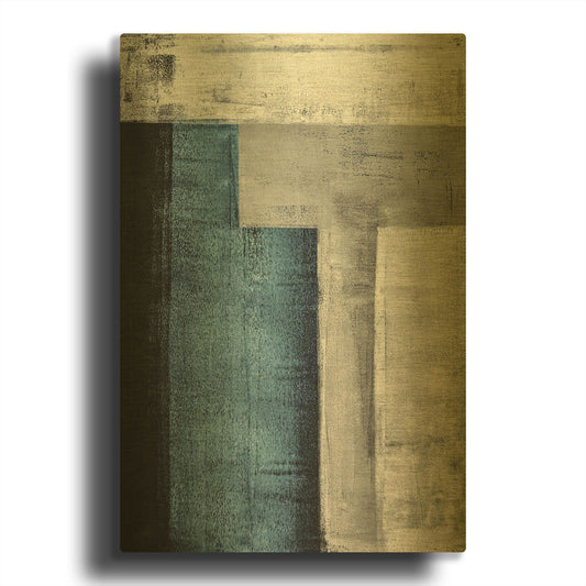 'T' By TypeLike Gold Metal Wall Art