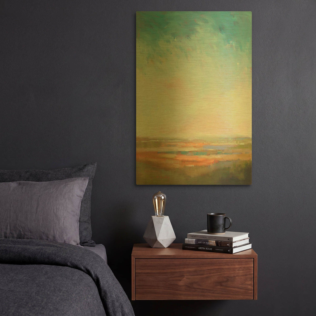 'A Bit Of Orange' By William McCarthy Gold Metal Wall Art