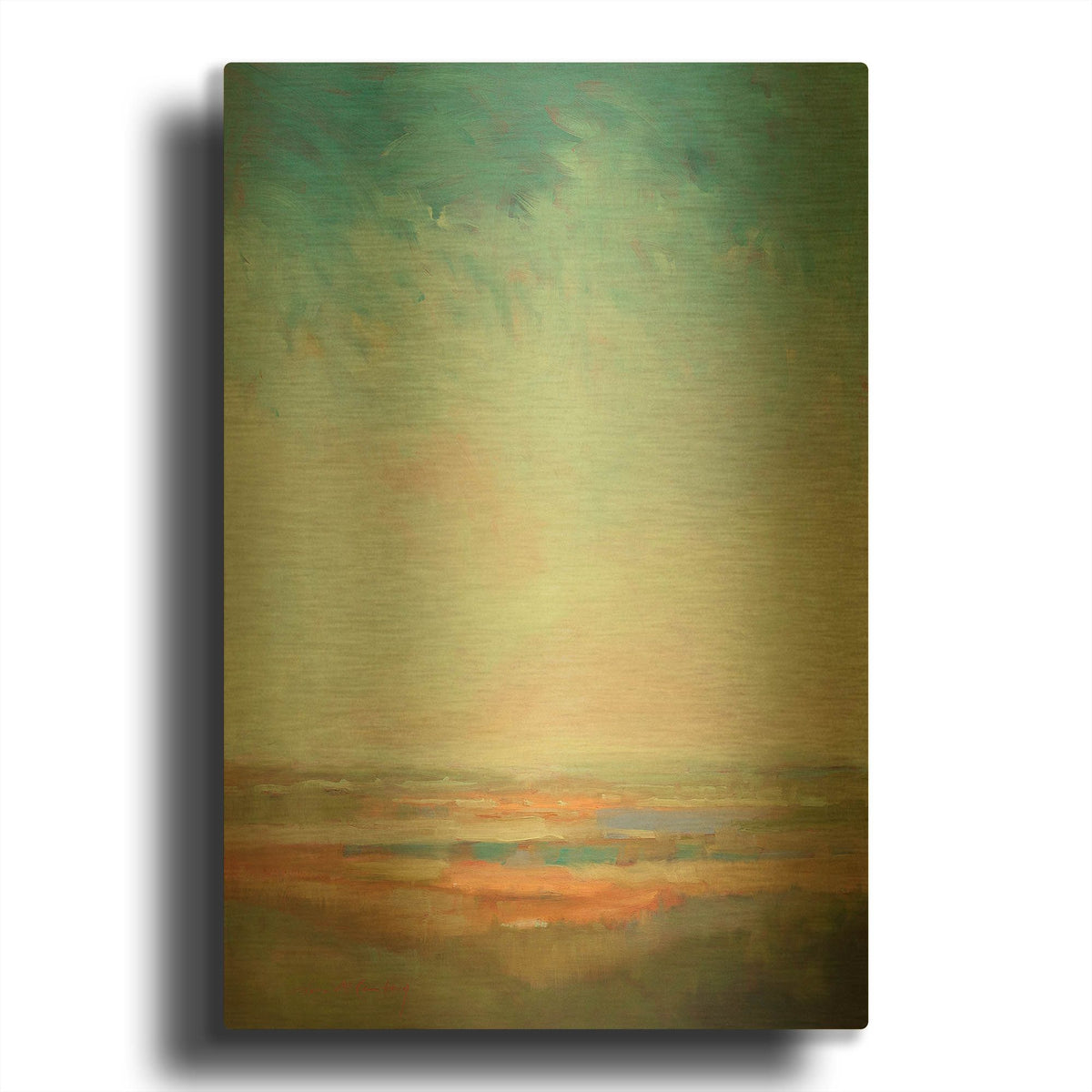 'A Bit Of Orange' By William McCarthy Gold Metal Wall Art