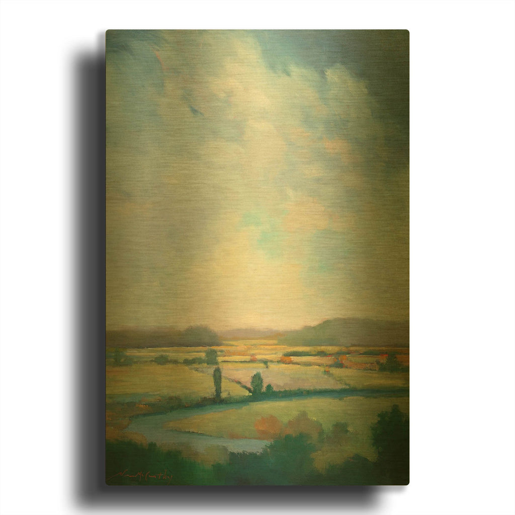 'First Turn' By William McCarthy Gold Metal Wall Art