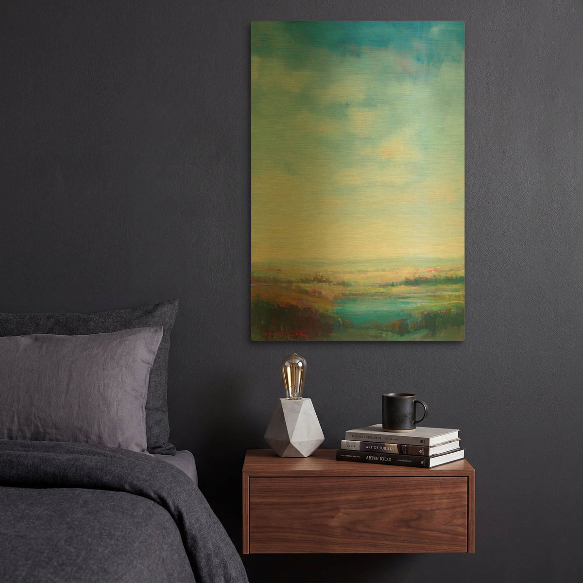 'Mystic Way' By William McCarthy Gold Metal Wall Art