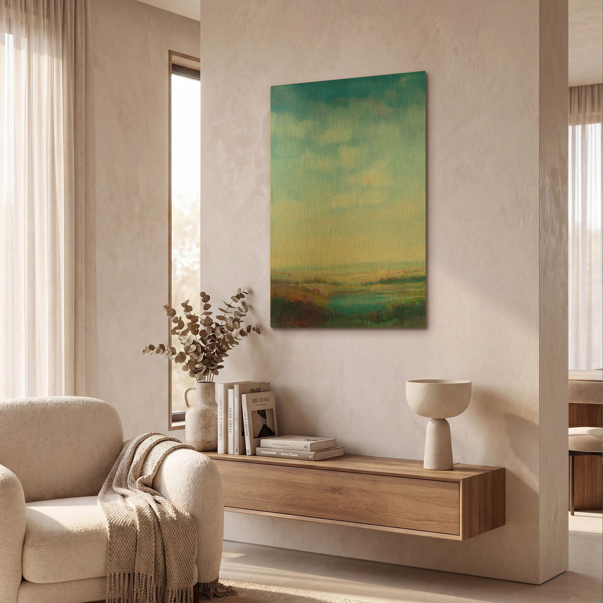 'Mystic Way' By William McCarthy Gold Metal Wall Art