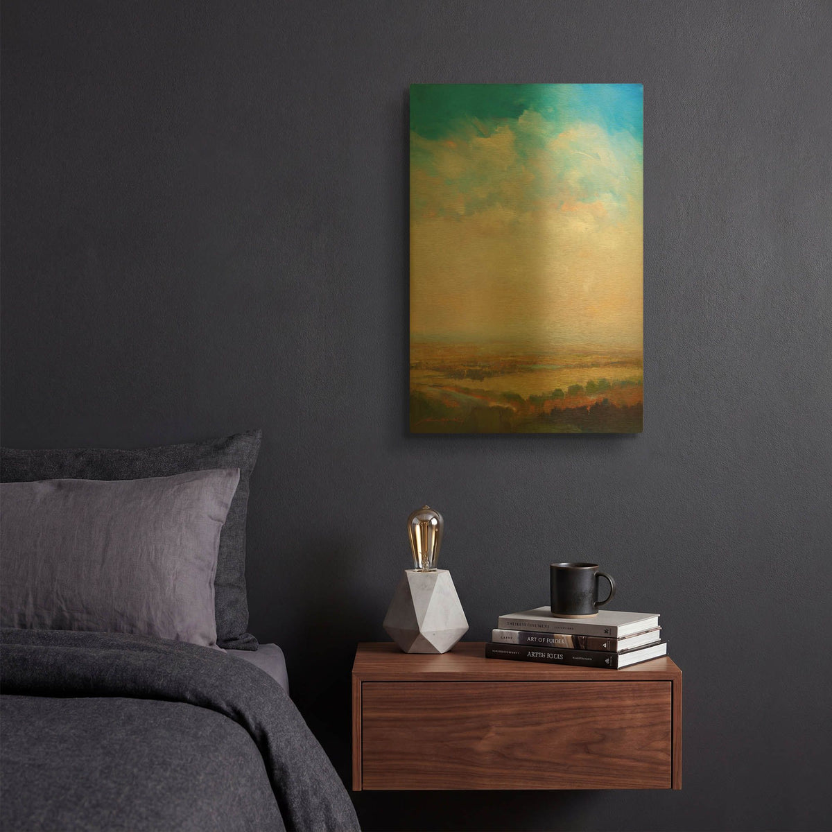 'Once Remembered' By William McCarthy Gold Metal Wall Art